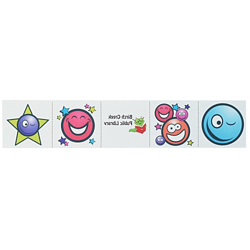 Super Kid 5 Tattoo Strip - Smiley Faces Main Image