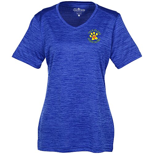 Space-Dyed Performance T-Shirt - Ladies' - Embroidered Main Image
