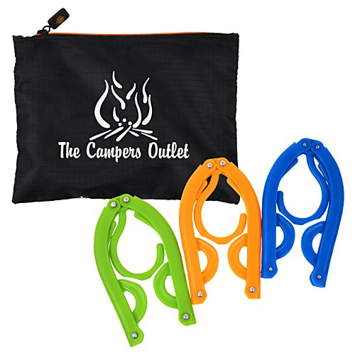 BRIGHTtravels Folding Clothes Hangers Travel Set Main Image