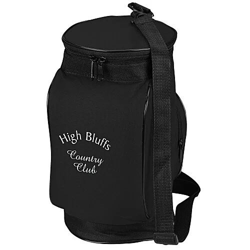 Insulated 12-Pack Cooler Bag — Black