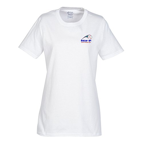 Port Classic 5.4-oz T-Shirt - Ladies' - White - Embroidered Main Image