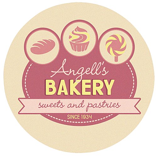 Full Color Wood Magnet - Round - 3 1/2 inches Main Image