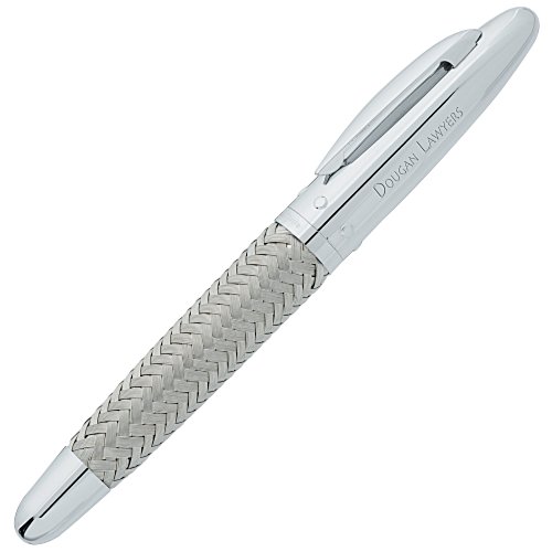 Bettoni Woven Mesh Rollerball Metal Pen Main Image