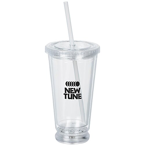 Light-Up Double Wall Tumbler - 18 oz. - Multicolor - 24 hr Main Image