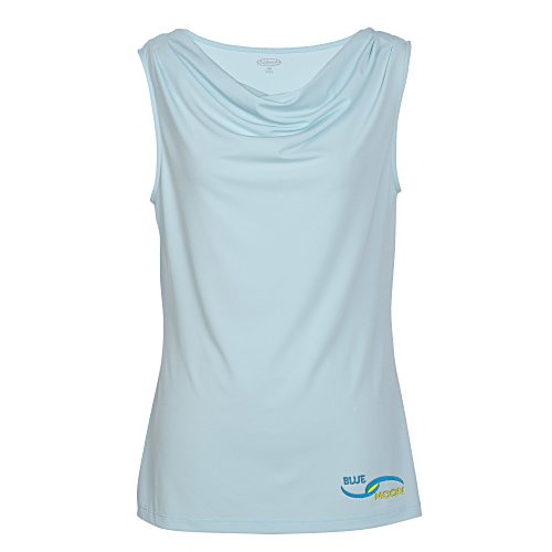 Cowl Neck Sleeveless Knit Top Main Image