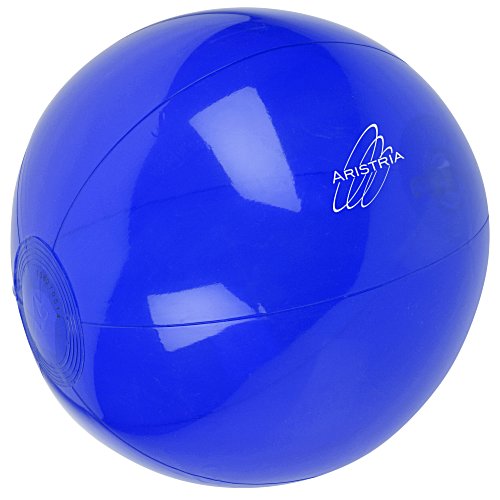 12" Beach Ball - Translucent - 24 hr Main Image