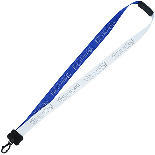 Two-Tone Poly Lanyard - 3/4" - 34" - Plastic Swivel Snap Hook Main Image