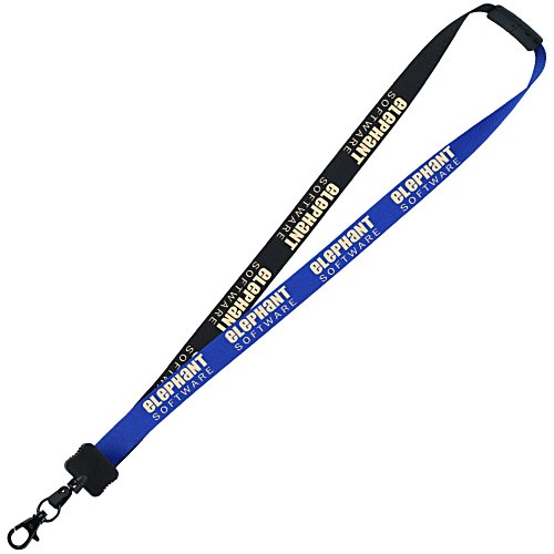 Two-Tone Poly Lanyard - 3/4" - 36" - Metal Lobster Claw Main Image