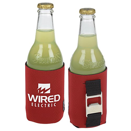 Koozie® Bottle Opener Beverage Kooler - 24 hr Main Image