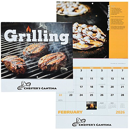 Grilling Wall Calendar - Stapled Main Image