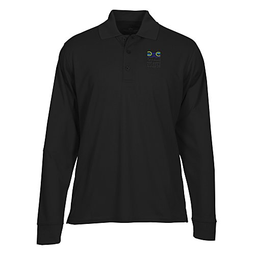 Vansport Omega Solid Mesh LS Tech Polo - Men's - 24 hr Main Image