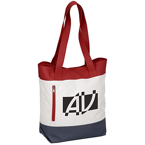 Color Zip Tote Main Image