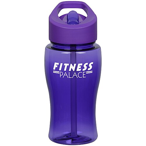 Poly-Pure Lite Bottle with Flip Straw Lid - 18 oz. Main Image