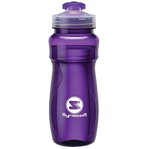 Colorful Curvy Gripper Sport Bottle - 24 oz. Main Image