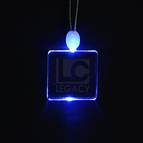 Light-Up Pendant Necklace - Square Main Image