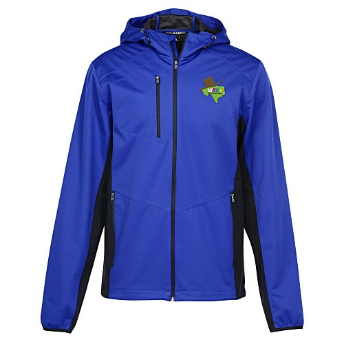 Lightweight Hooded Colorblock Soft Shell Jacket - Men's Main Image