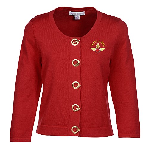 Vivienne 3/4 Sleeve Crop Cardigan Sweater Main Image