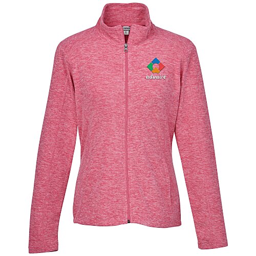 Heathered Microfleece Jacket - Ladies' Main Image