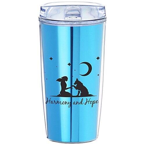 Metallic Ringo Travel Tumbler - 18 oz. Main Image