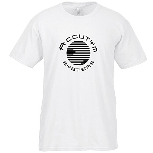 Gildan Softstyle T-Shirt - Men's - White - Screen - 24 hr Main Image