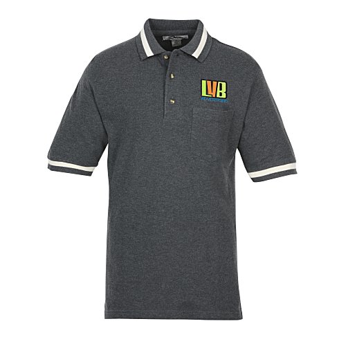 Teammate Pique Pocket Polo Main Image