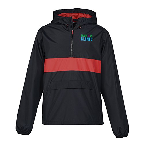 Hooded 1/2-Zip Anorak Pullover Main Image
