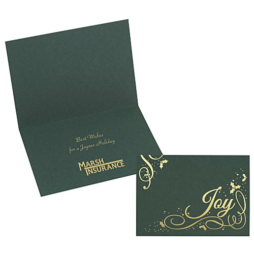 Holly Berry Joy Greeting Card Main Image