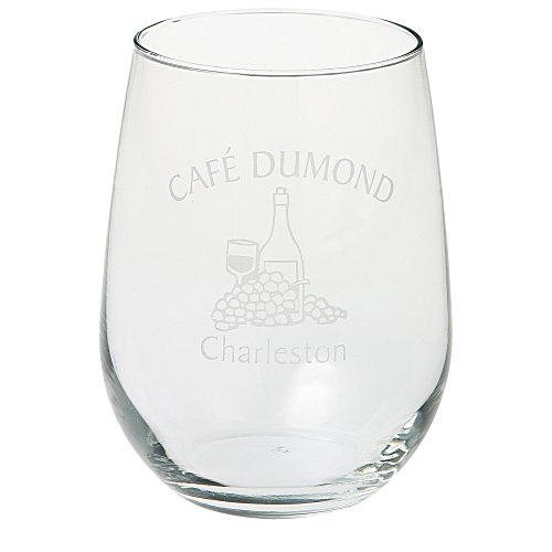 Stemless White Wine Glass - 17 oz. - 24 hr Main Image
