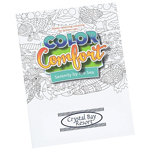 Color Comfort Grown Up Coloring Book - Serenity by the Sea Main Image