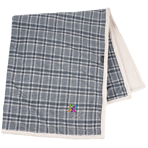 Field & Co. Sherpa Plaid Blanket Main Image