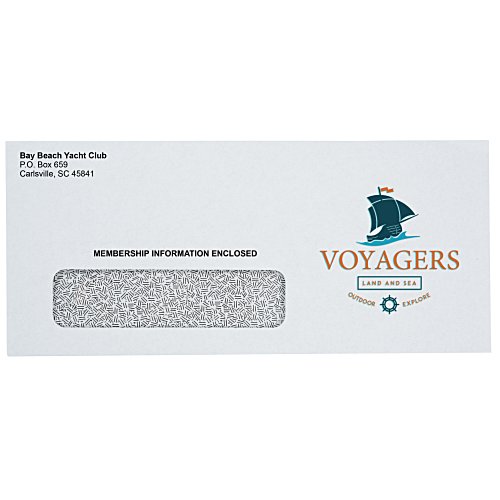 Business Envelope - 4 1/8 inches x 9 1/2 inches - Window Style Main Image