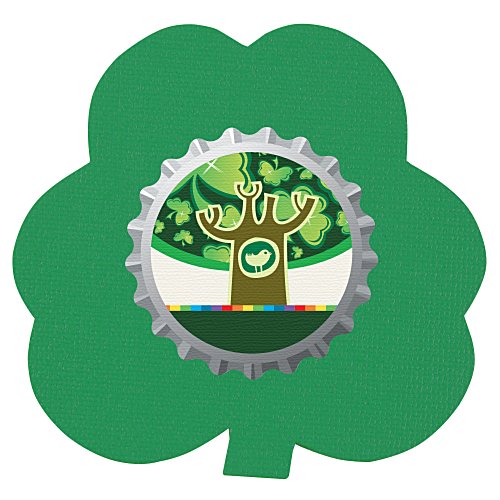 Cushioned Jar Opener - Shamrock - Full Color Main Image
