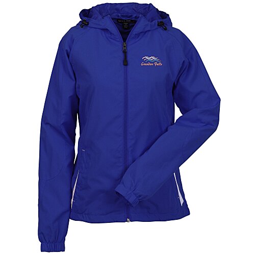 Colorblock Hooded Jacket - Ladies' - 24 hr Main Image