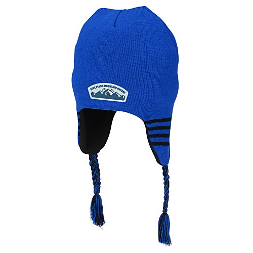 Fleece Lined Beanie with Ear Flaps Main Image