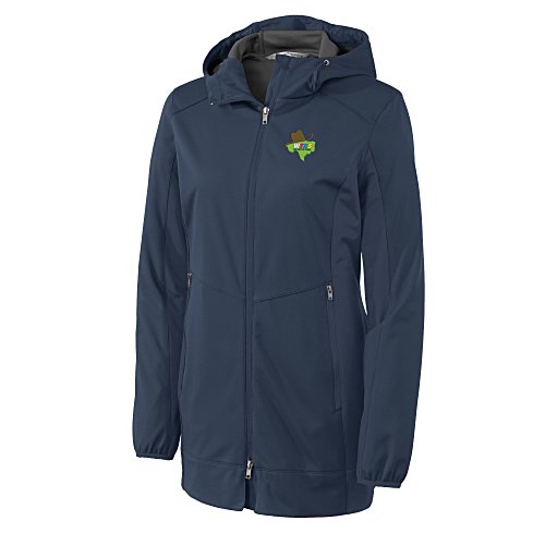 Lightweight Hooded Colorblock Soft Shell Jacket - Ladies' - 24 hr Main Image