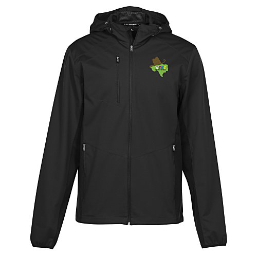 Lightweight Hooded Colorblock Soft Shell Jacket - Men's - 24 hr Main Image