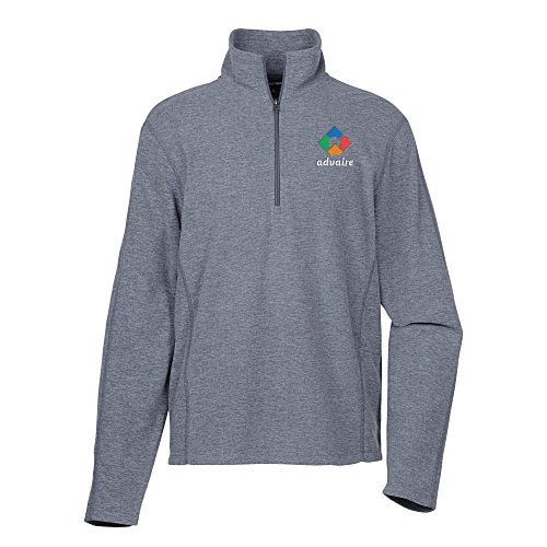 Heathered Microfleece 1/2-Zip Pullover - Men's - 24 hr Main Image