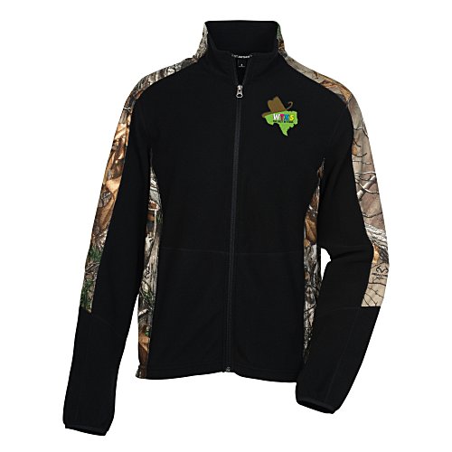 Microfleece Colorblock Camo Jacket - Men's - 24 hr Main Image