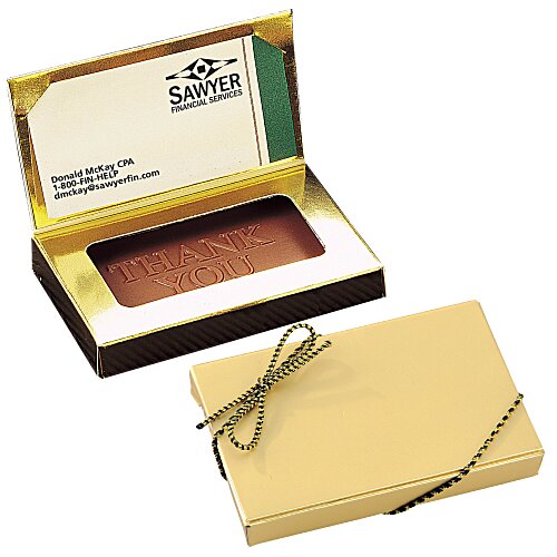 Business Card Chocolate Treat - Thank You - 24 hr Main Image