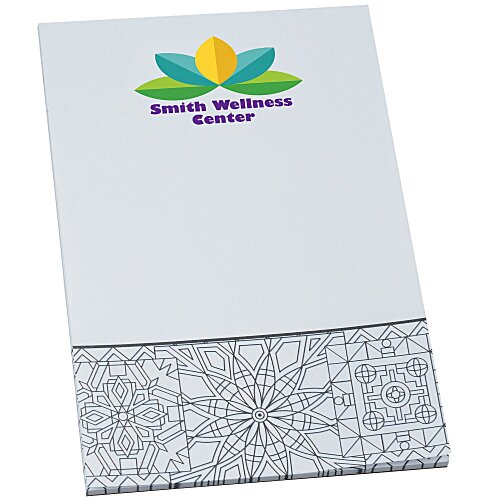 Color-In Notepad - Geometric Main Image