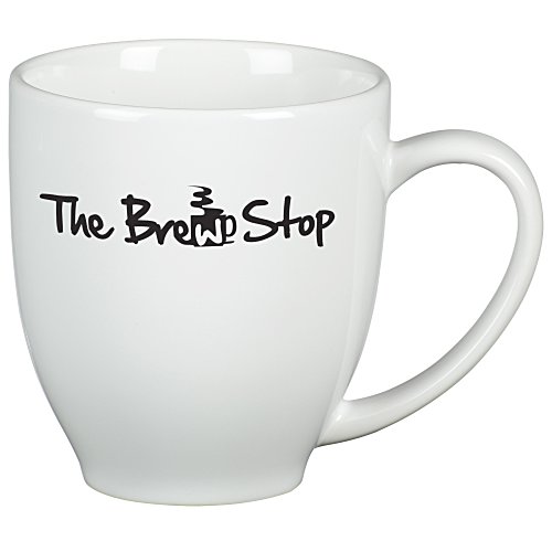 USA Made Bistro Mug - 14 oz. - White Main Image