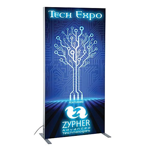 Vector Light Box Banner Stand - 36" - One Sided Main Image