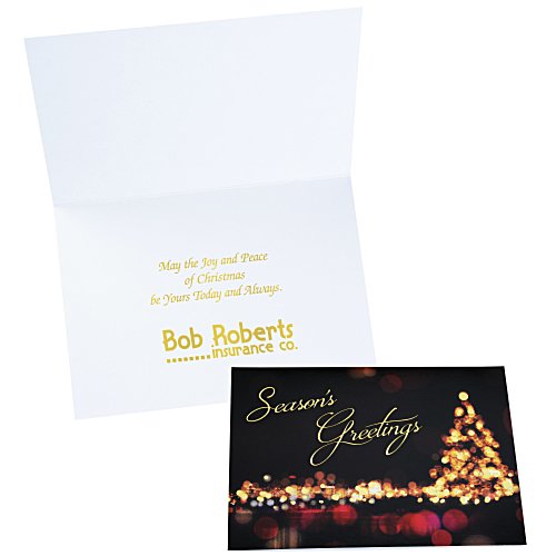 City Lights Greeting Card Main Image