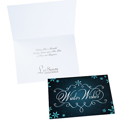 Winter Wishes Greeting Card Main Image
