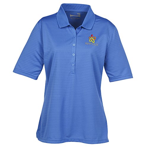 Rockhurst Jacquard Stripe Polo - Ladies' Main Image