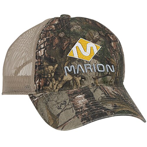 Mesh Back Unstructured Camo Cap Main Image