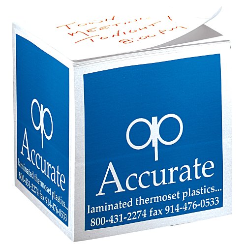 Post-it® Notes Cubes - 575 Sheets - White - 24 hr Main Image