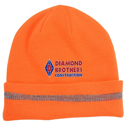 Enhanced Visibility Beanie with Reflective Stripe Main Image