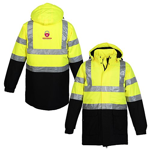 High Visibility Heavyweight Safety Parka Main Image