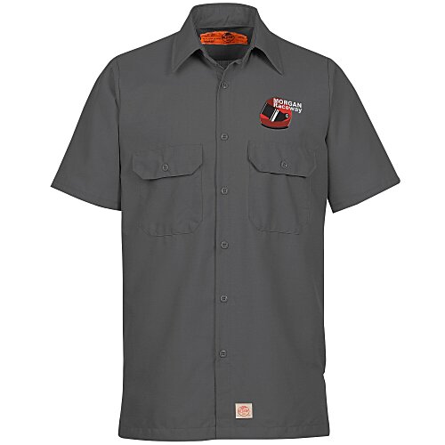 Red Kap Mechanic Crew Short Sleeve Shirt Main Image